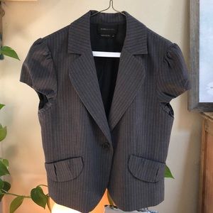 BCBG Maxazria capped sleeve blazer